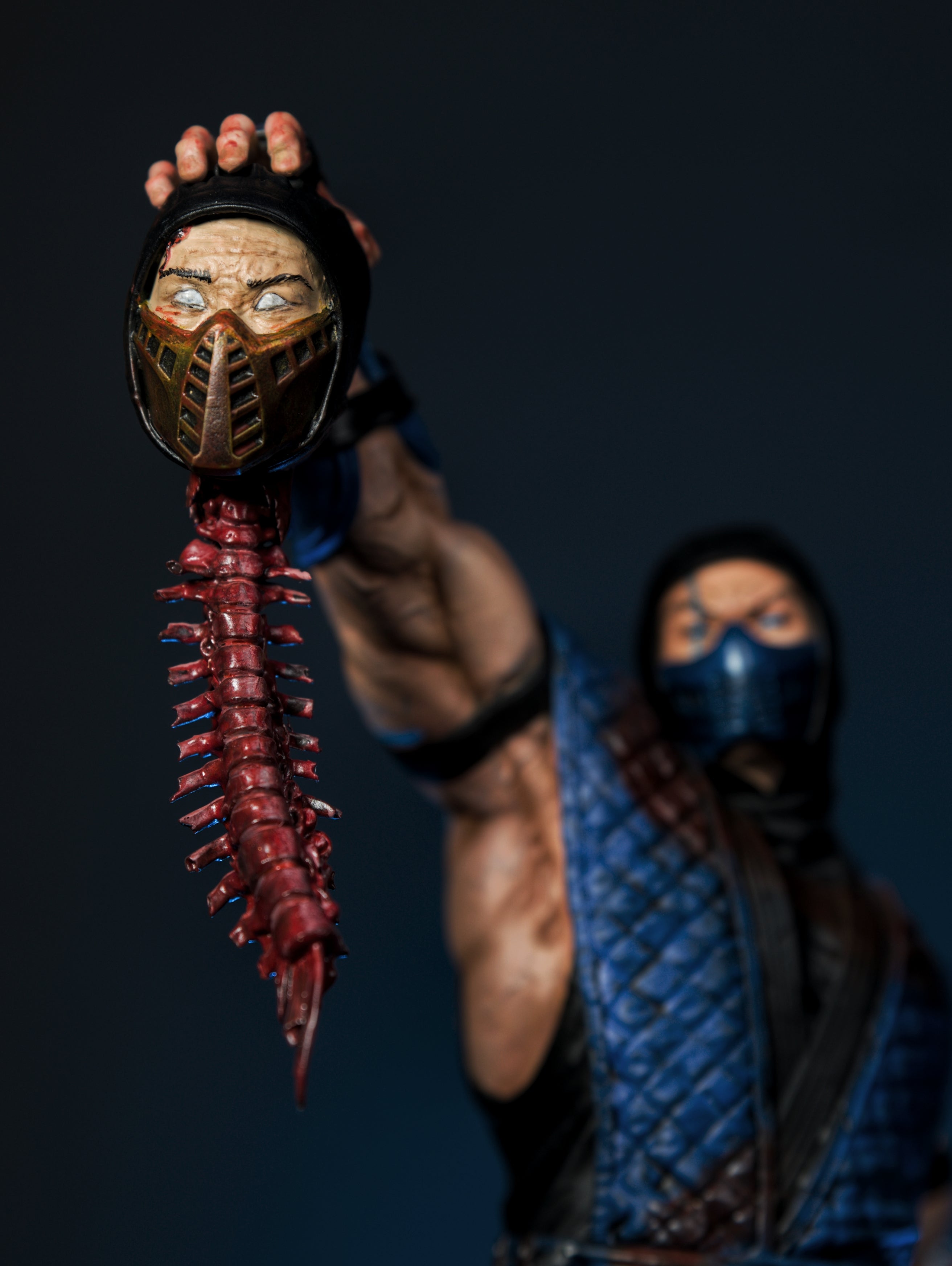 Mortal Kombat Sub-Zero vs Scorpion Diorama – Frozen Inferno Edition