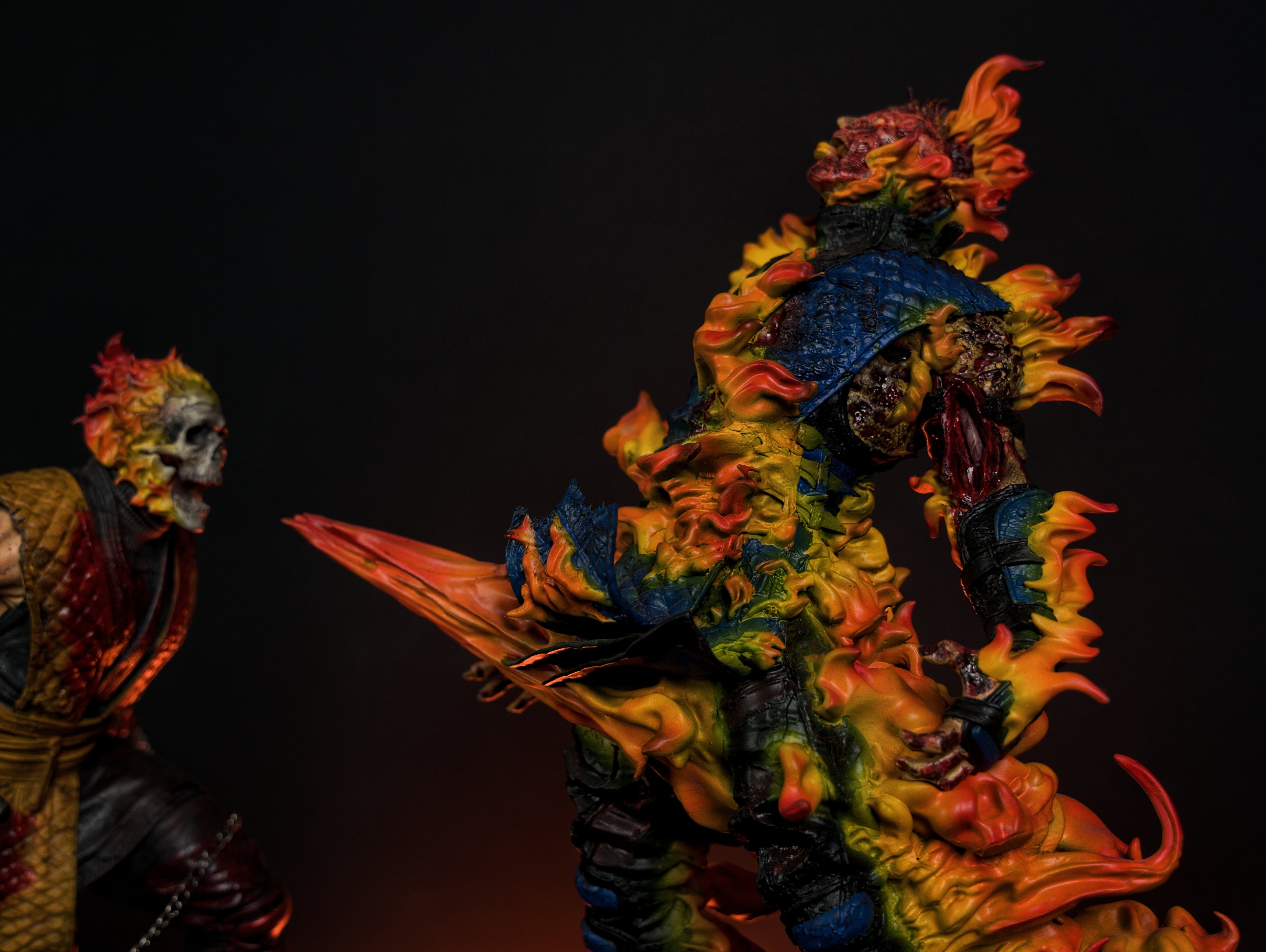 Mortal Kombat Scorpion vs Sub-Zero Diorama – Inferno vs Ice Edition