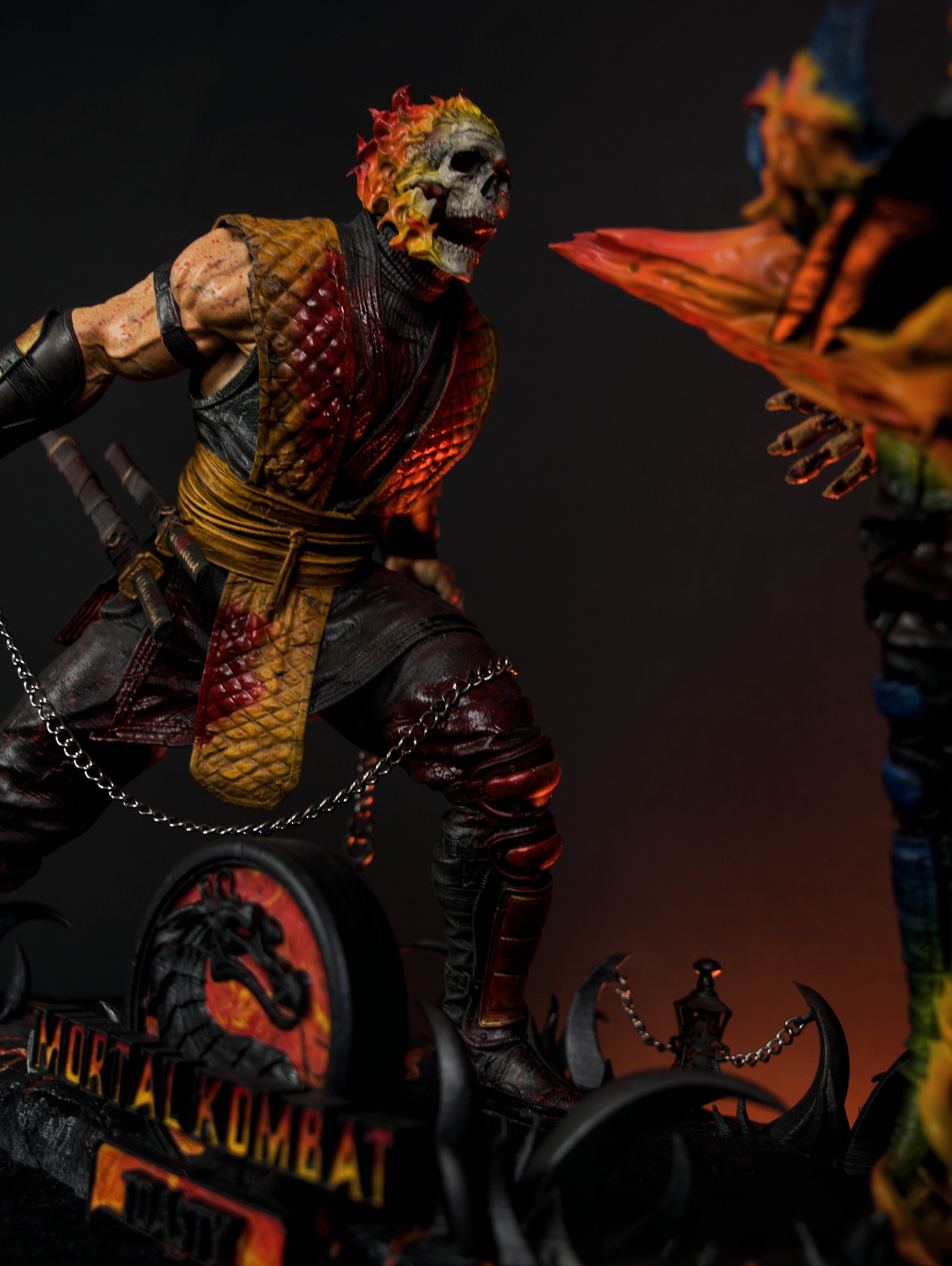 Mortal Kombat Scorpion vs Sub-Zero Diorama – Inferno vs Ice Edition