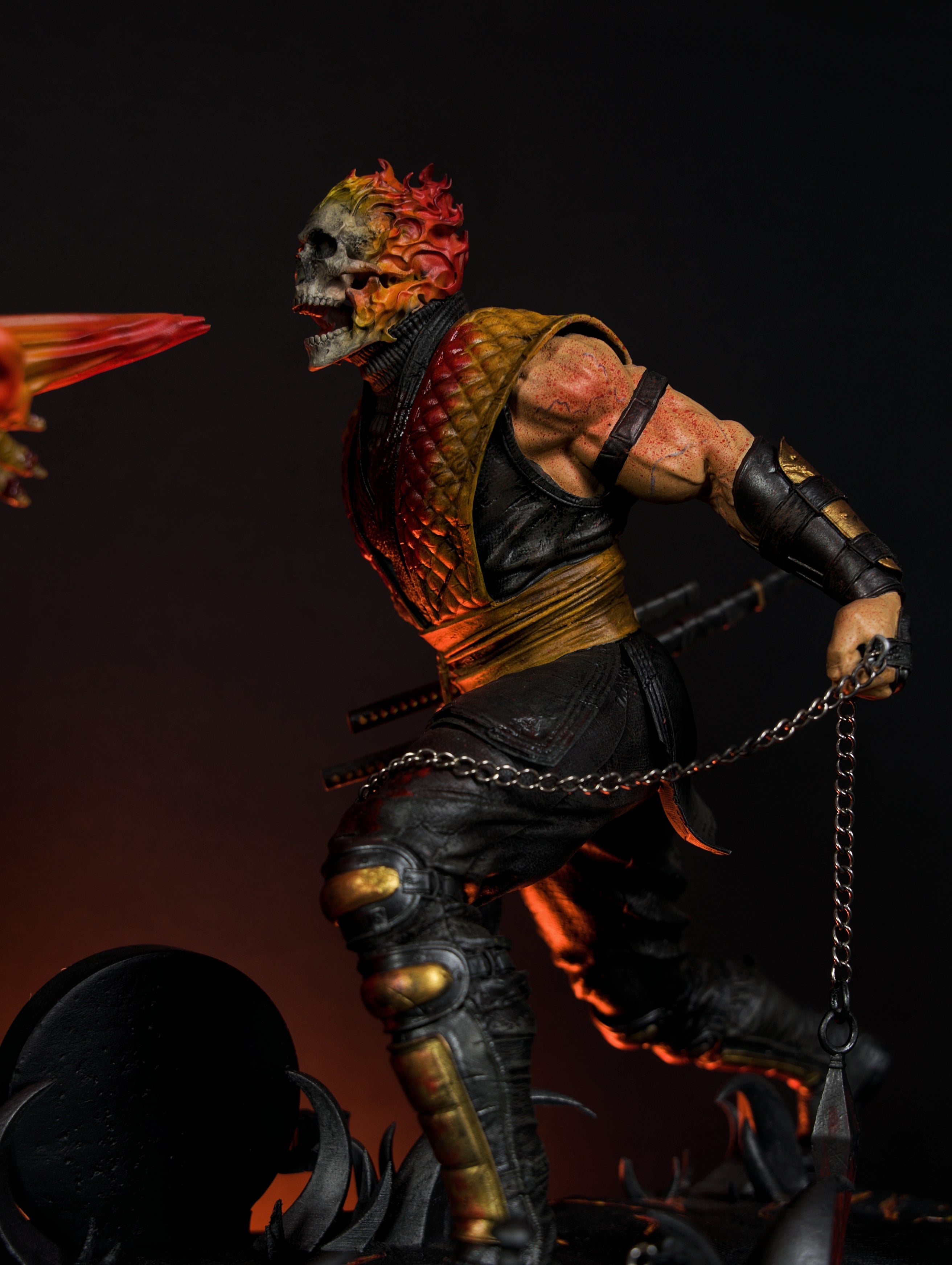 Mortal Kombat Scorpion vs Sub-Zero Diorama – Inferno vs Ice Edition