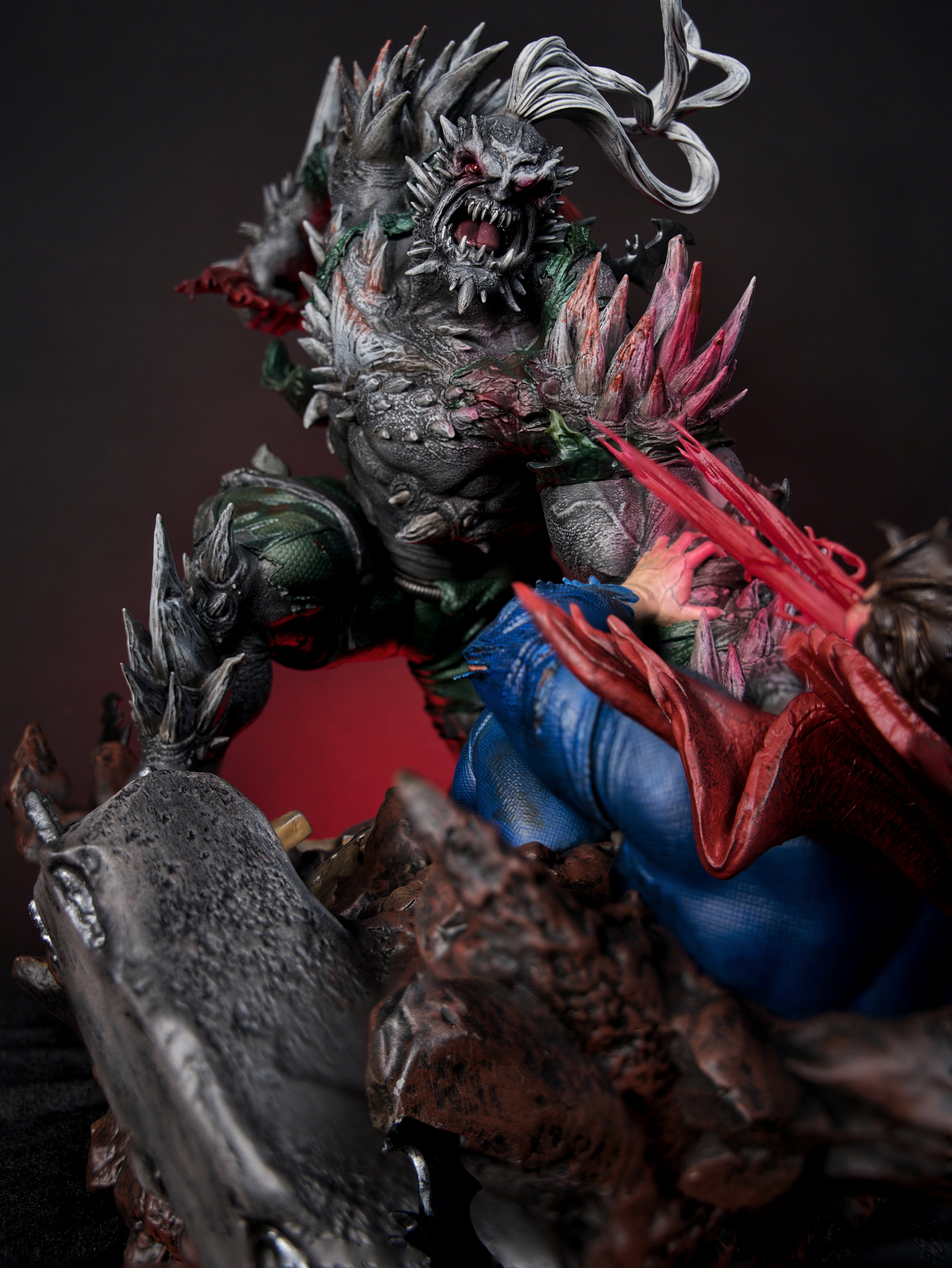 Doomsday vs Superman Diorama – Clash of Titans Edition