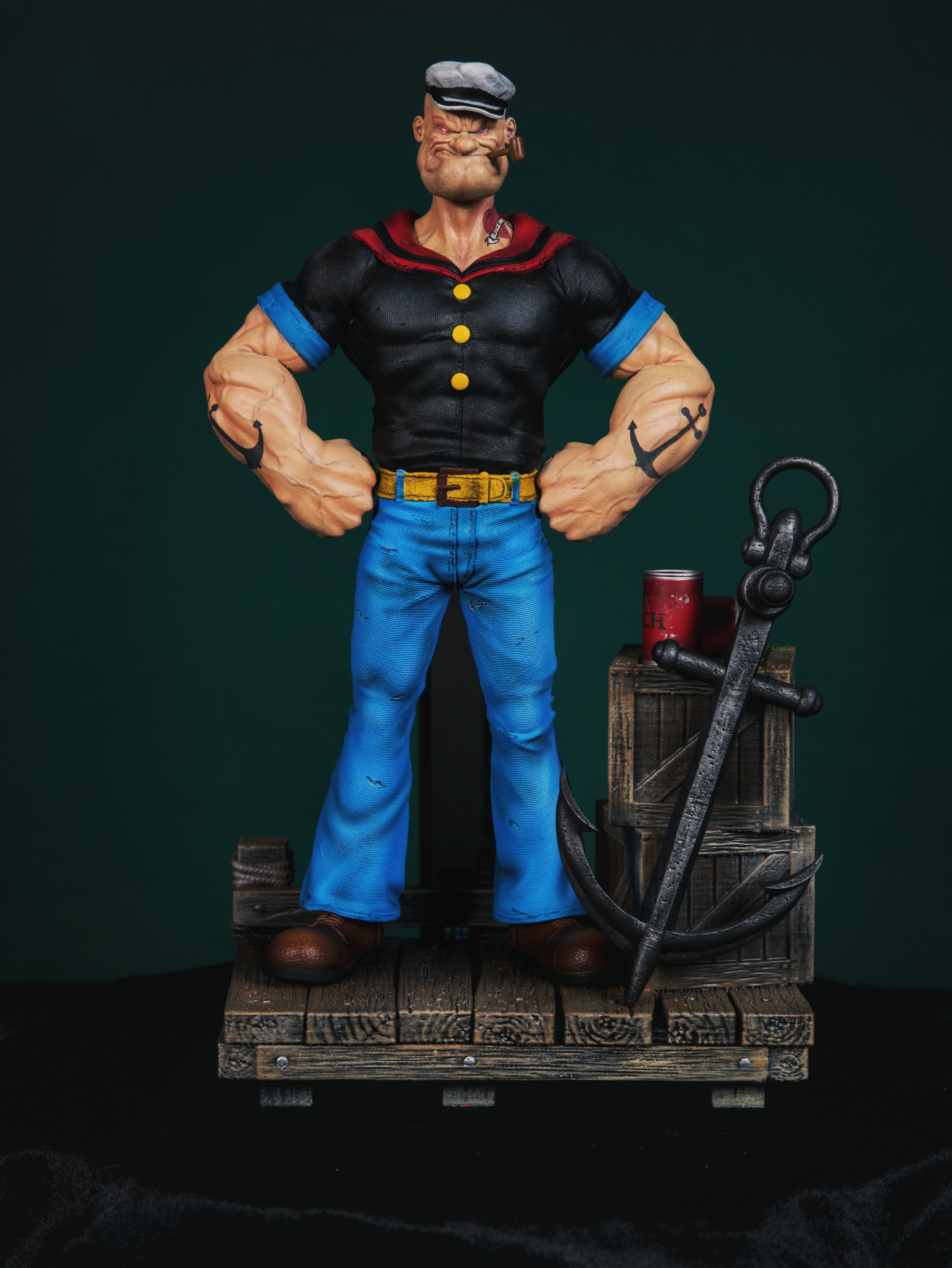 Popeye the Sailor Spinach Powerhouse – Classic Maritime Edition