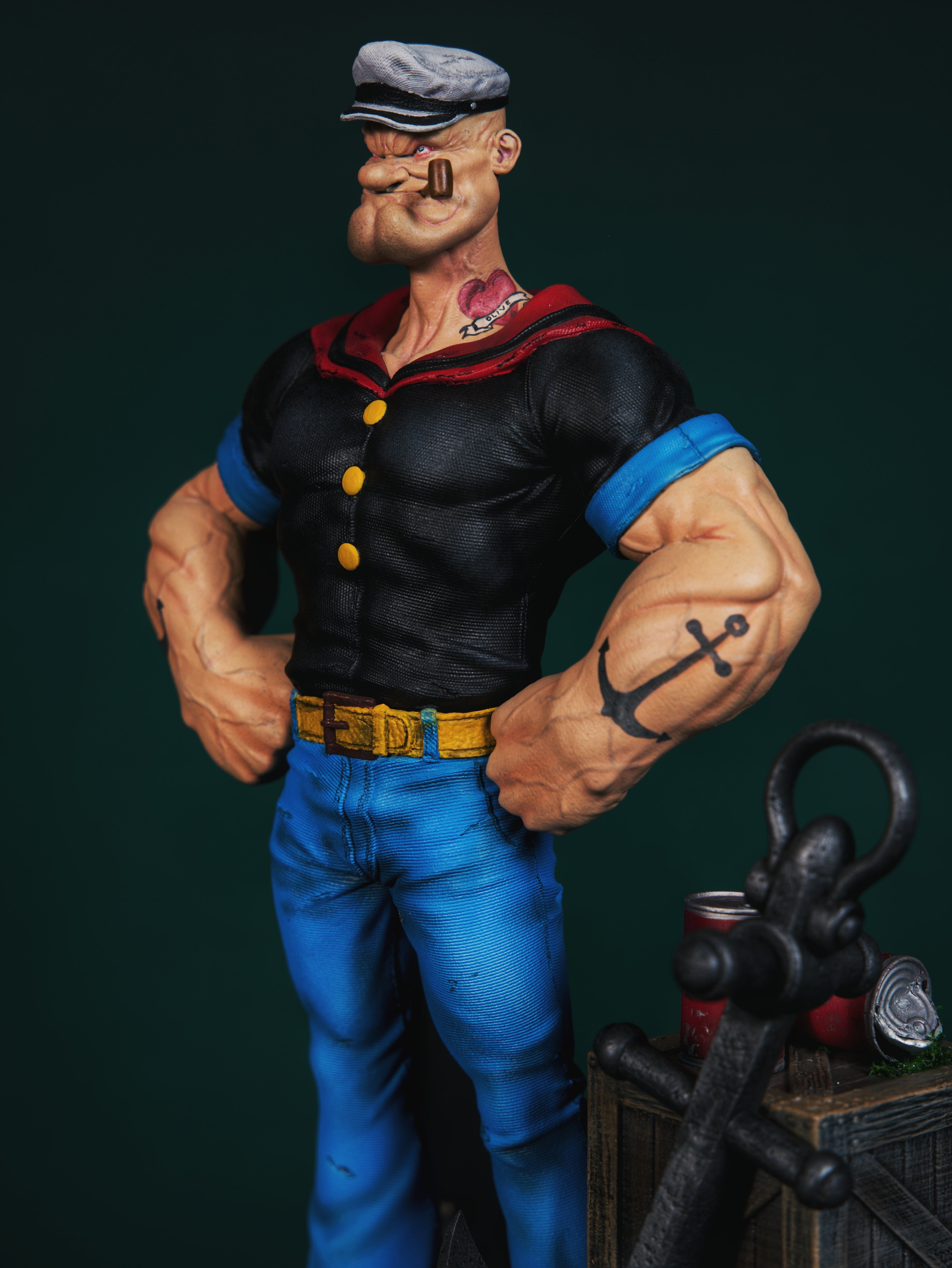 Popeye the Sailor Spinach Powerhouse – Classic Maritime Edition
