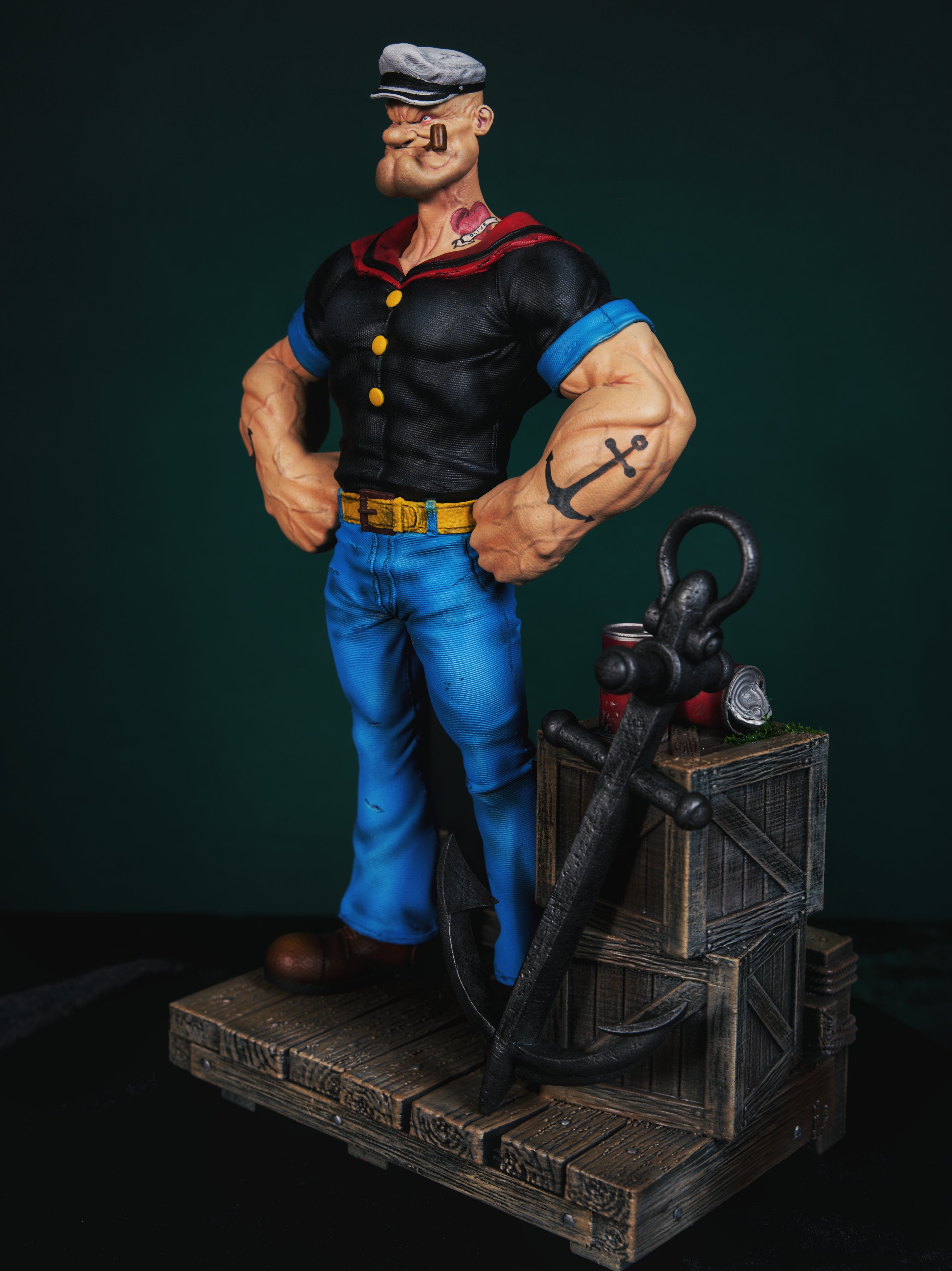 Popeye the Sailor Spinach Powerhouse – Classic Maritime Edition