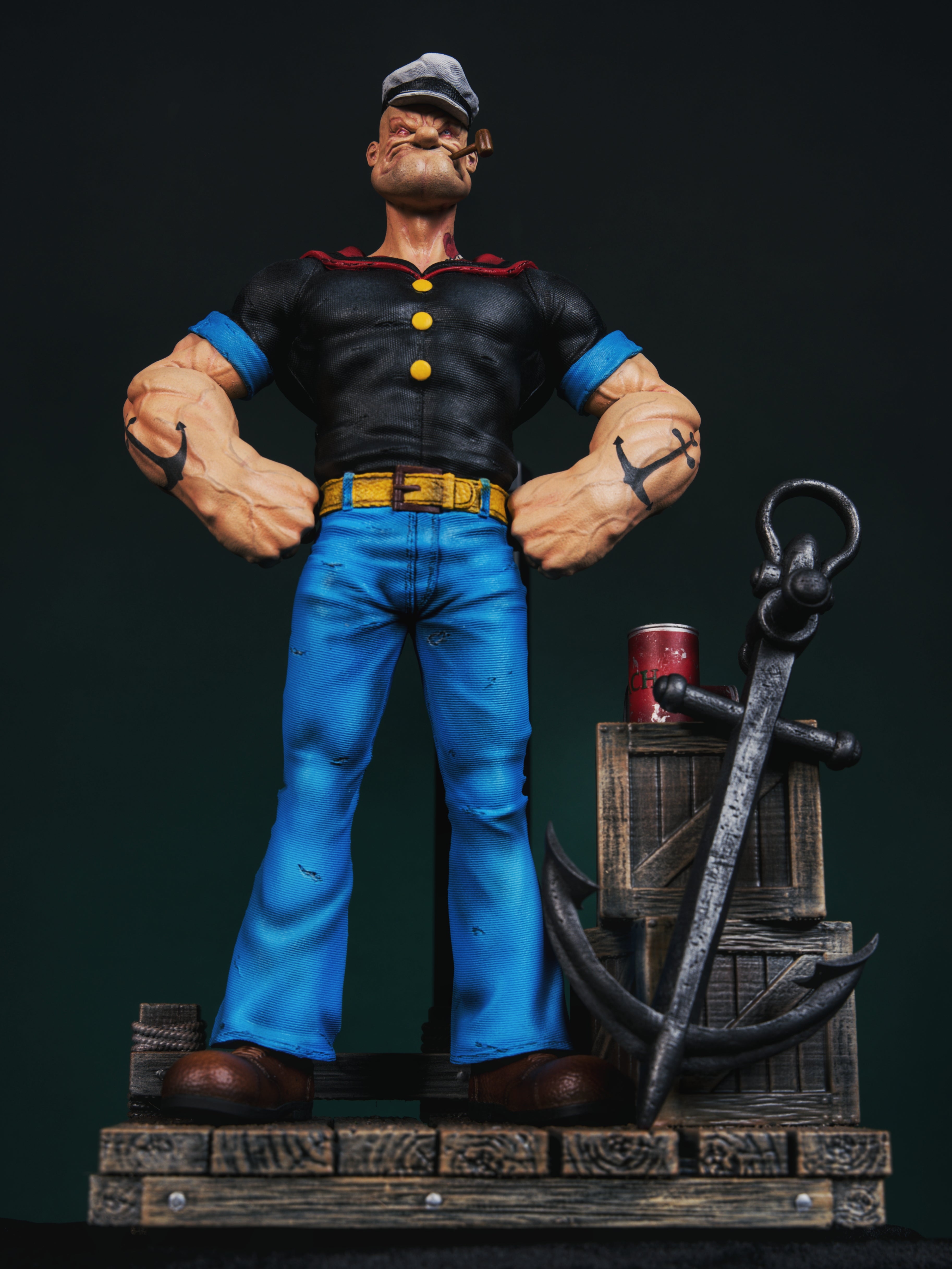 Popeye the Sailor Spinach Powerhouse – Classic Maritime Edition