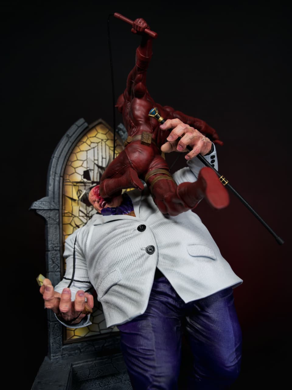 Deadpool vs Kingpin Diorama – Chaos Meets Control Edition