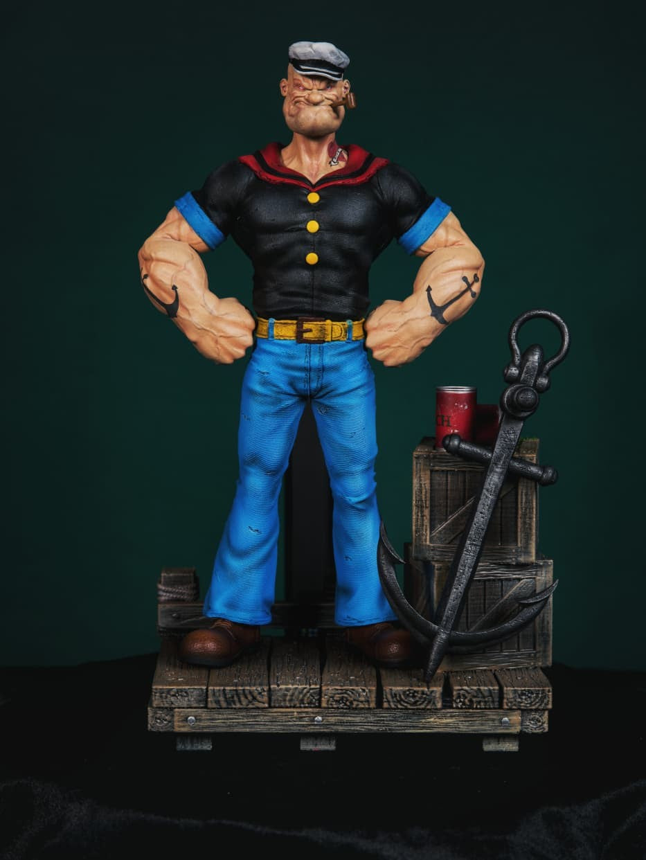 Popeye the Sailor Spinach Powerhouse – Classic Maritime Edition